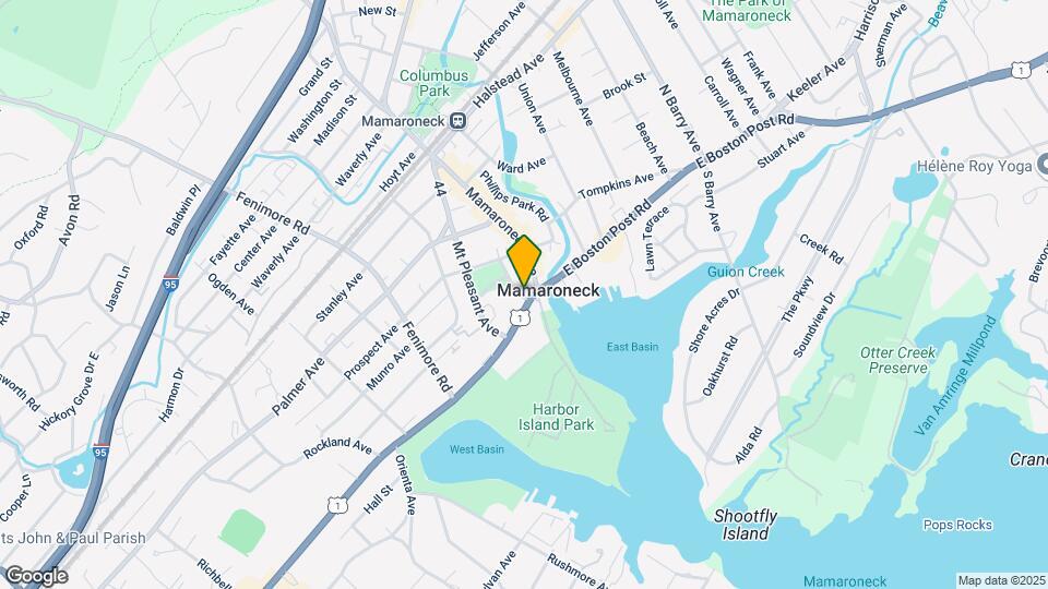 118 W Boston Post Rd Mapa y Detalles de la Ubicación