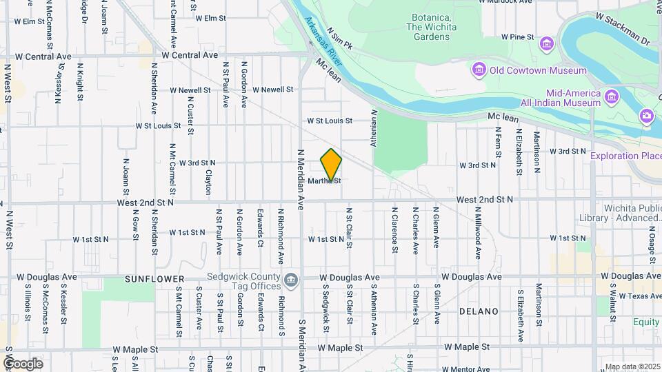 2409 W Martha St Map and Location Details