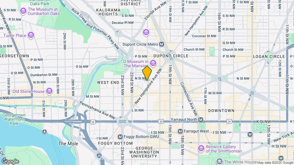 1280 21st St NW Map and Location Details