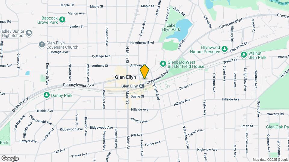 568-572 Crescent Blvd Map and Location Details