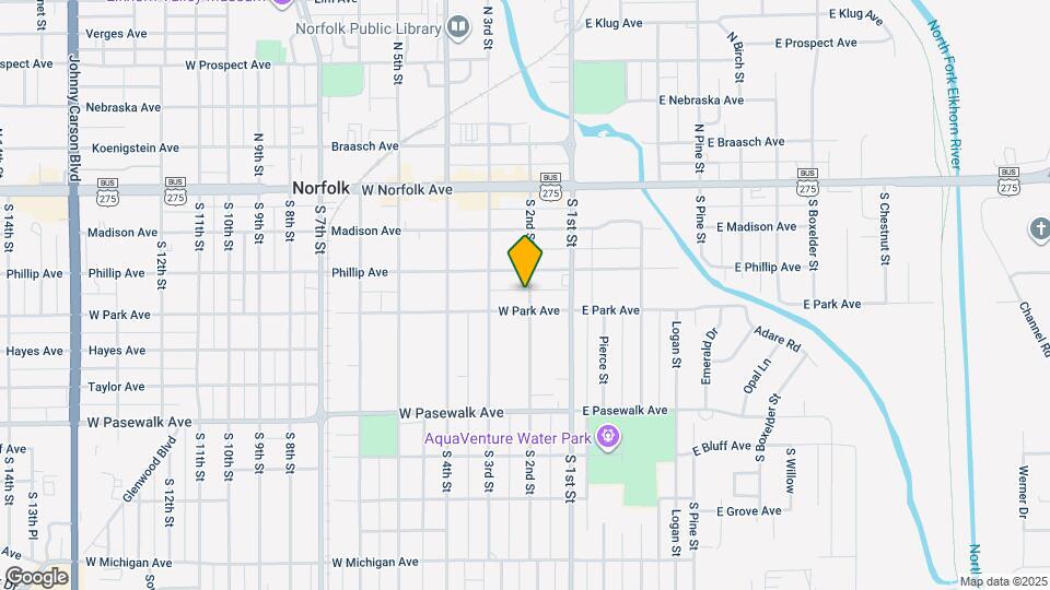 310 S 2nd St Map and Location Details