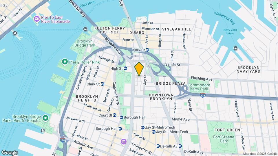 235 Adams Street Mapa y Detalles de la Ubicación