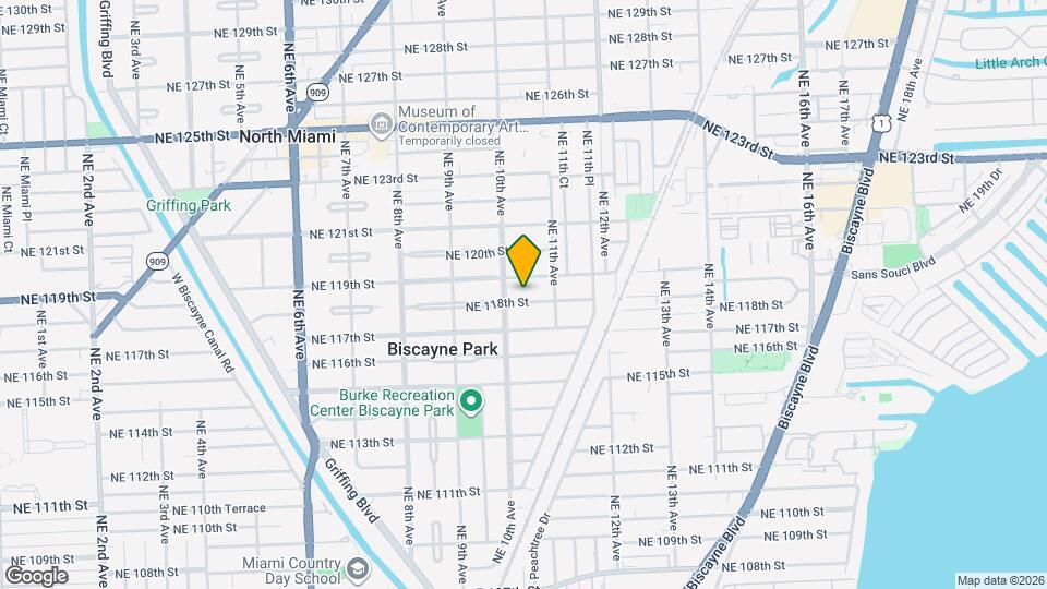 1003 NE 118th St Map and Location Details