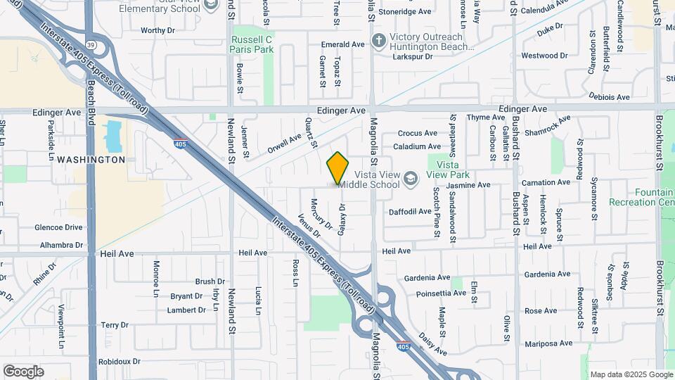 16261 Galaxy Dr Map and Location Details