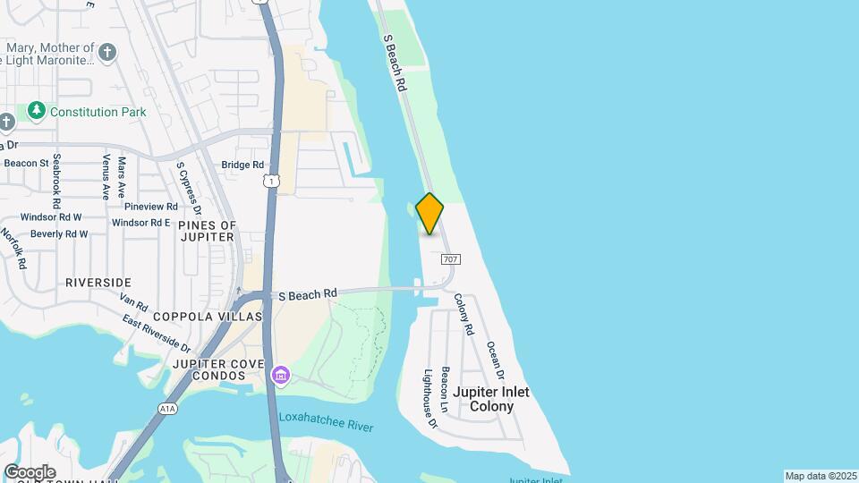 325 S Beach Rd Map and Location Details