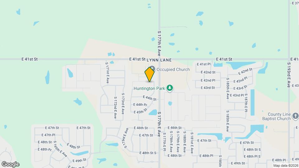 17530 E 43rd St S Map and Location Details