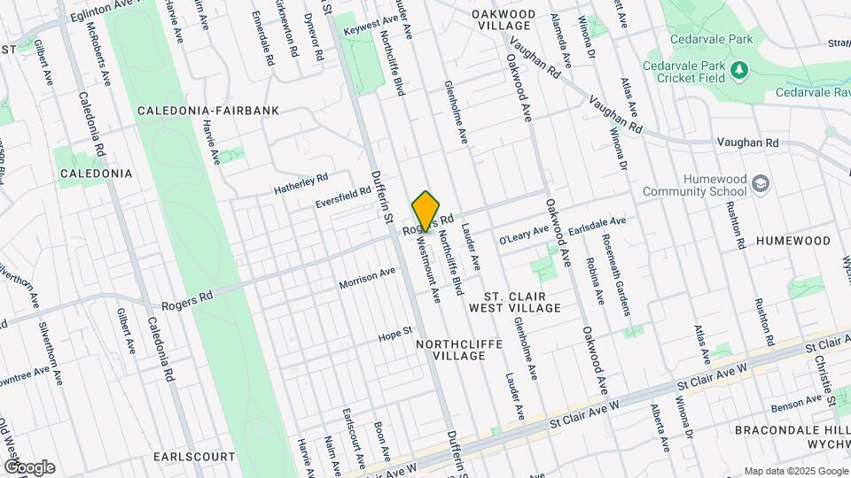 375 Westmount Ave Map and Location Details