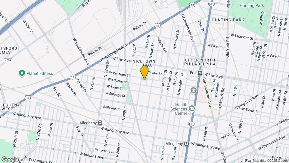 1828 W Venango St-Unit -unit 3 Map and Location Details