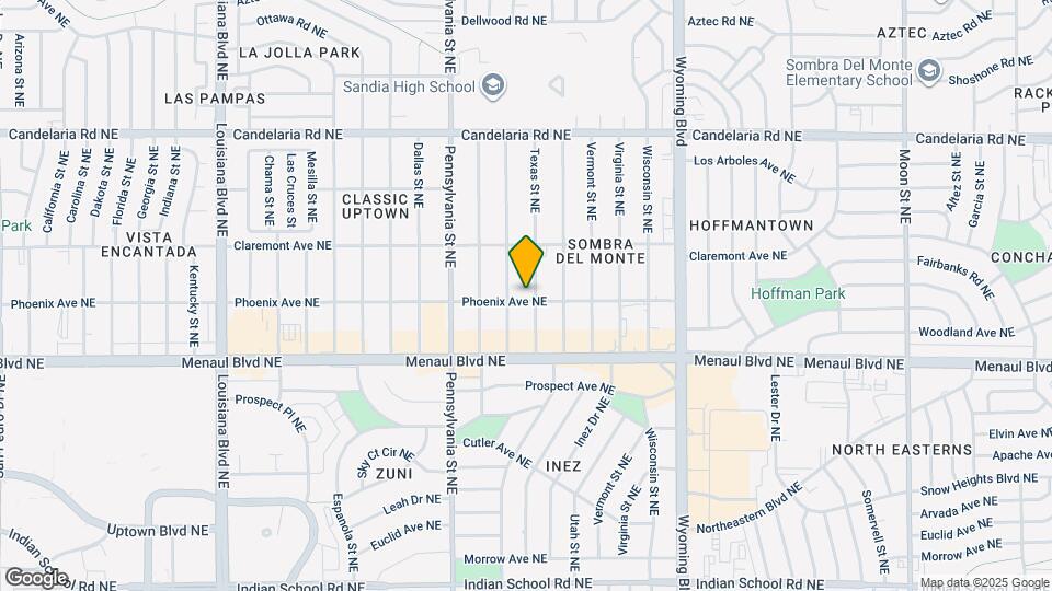 2701 Texas St NE Map and Location Details