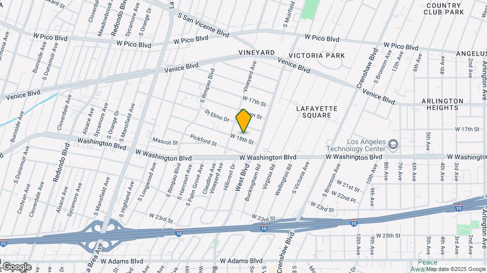 4537 W 18th St Map and Location Details