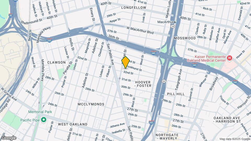 884 32nd St Map and Location Details