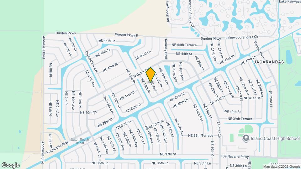 4124 NE 15th Ave Map and Location Details