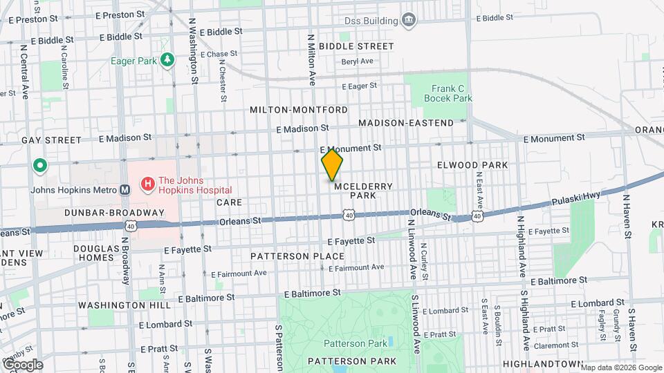 503 N Rose St Map and Location Details