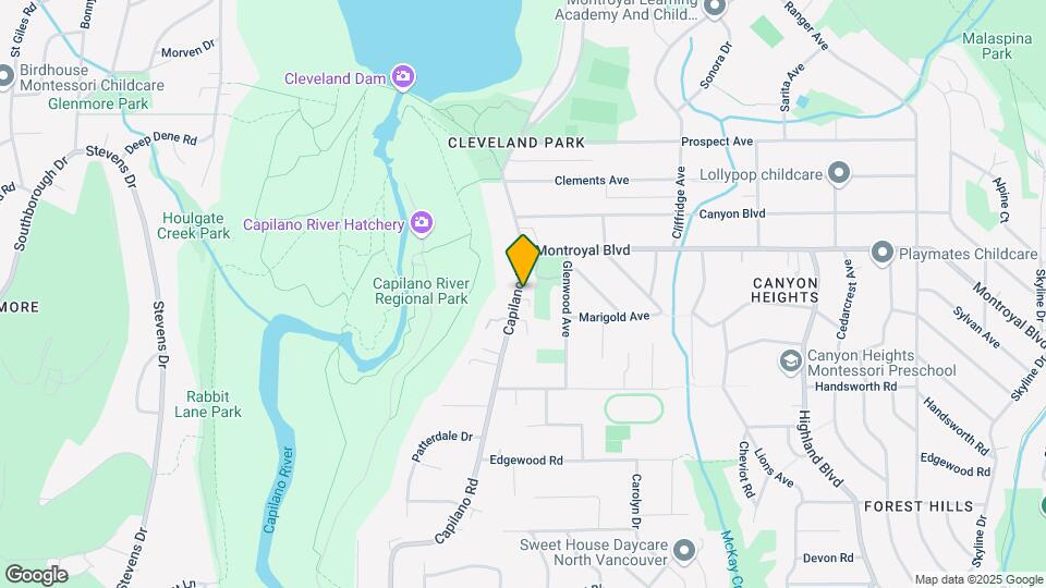 4670 Capilano Rd Map and Location Details