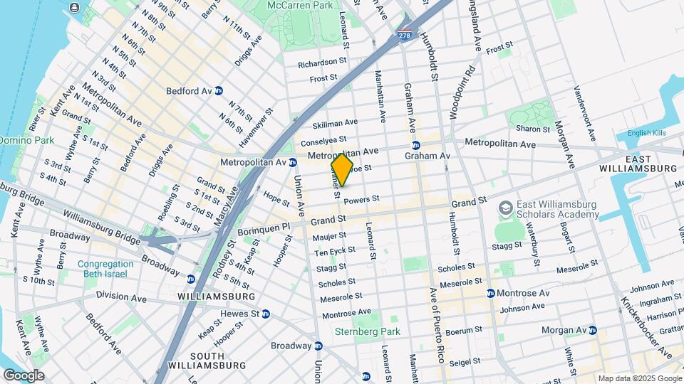 516 Lorimer St Map and Location Details
