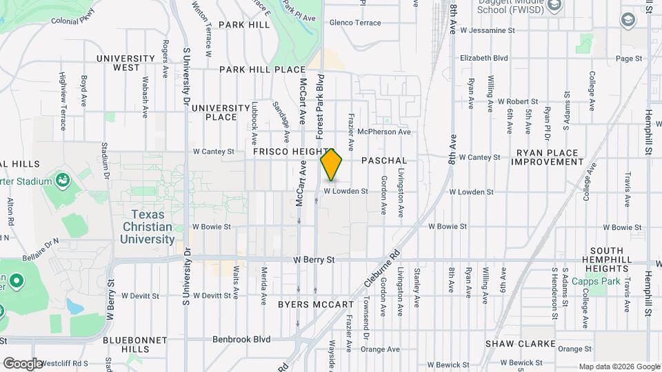 2834 Wayside Ave Map and Location Details