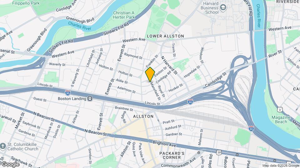 52 Mansfield St, Unit 3 Mapa y Detalles de la Ubicación