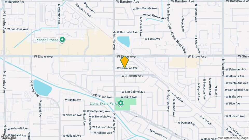 2749 W Fairmont Ave Mapa y Detalles de la Ubicación