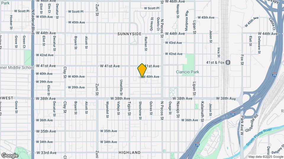3948 Shoshone St Map and Location Details