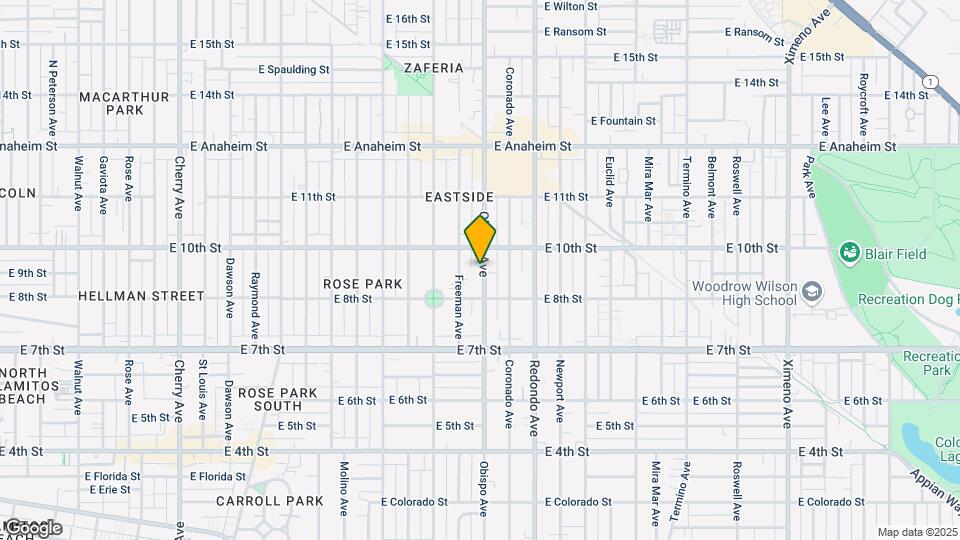 903 Obispo Ave Mapa y Detalles de la Ubicación