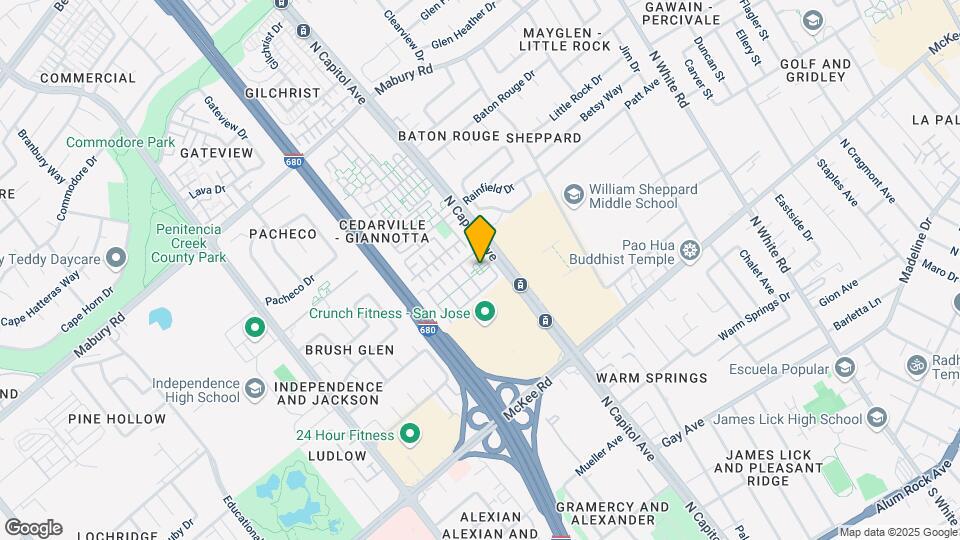 445-605 N Capitol Ave Mapa y Detalles de la Ubicación