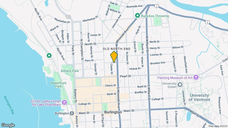 45 Grant St, Unit #2 Map and Location Details