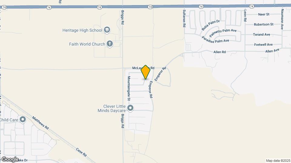 26612 Iron Mountain St Map and Location Details