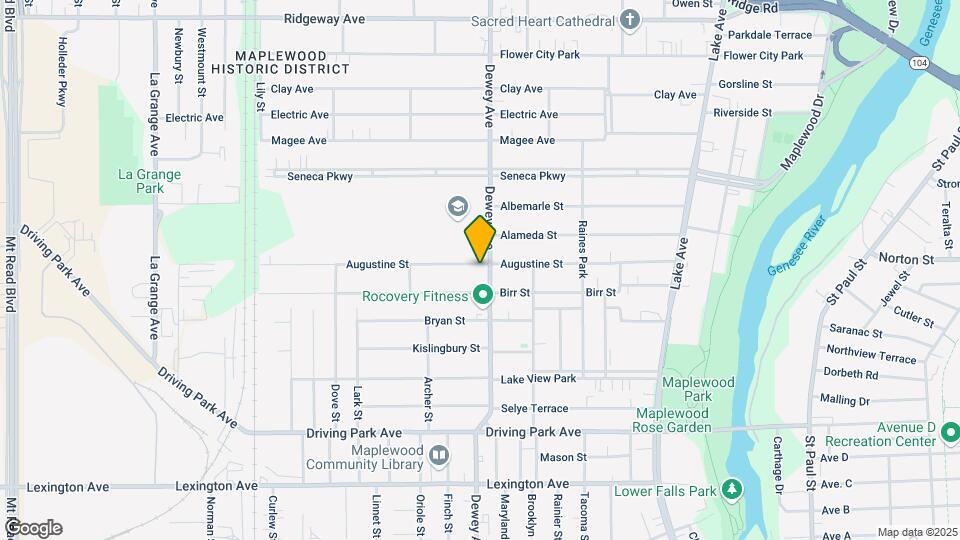 1097 Dewey Ave Mapa y Detalles de la Ubicación