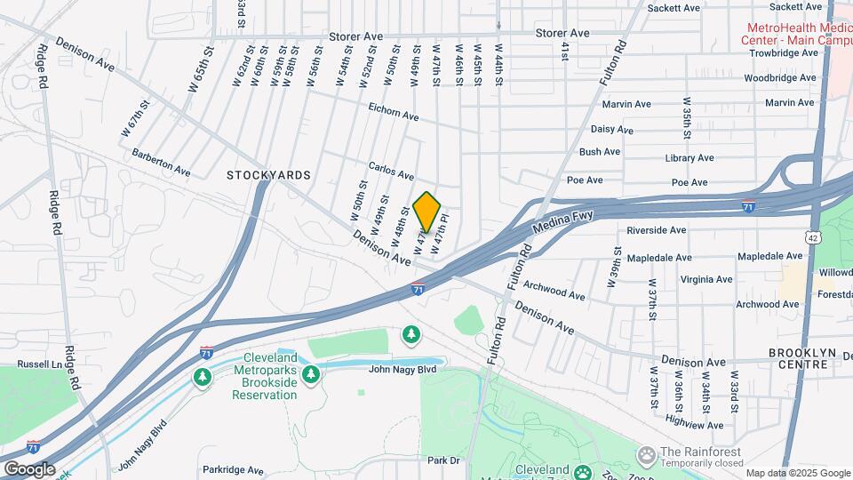 3647 W 47th St, Unit Down Map and Location Details