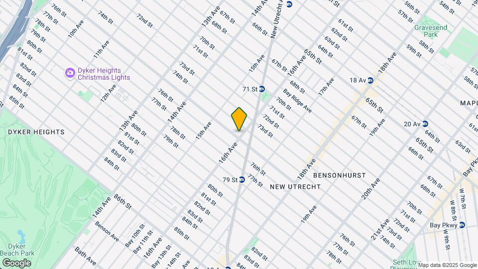 1583 Bay Ridge Pky Map and Location Details