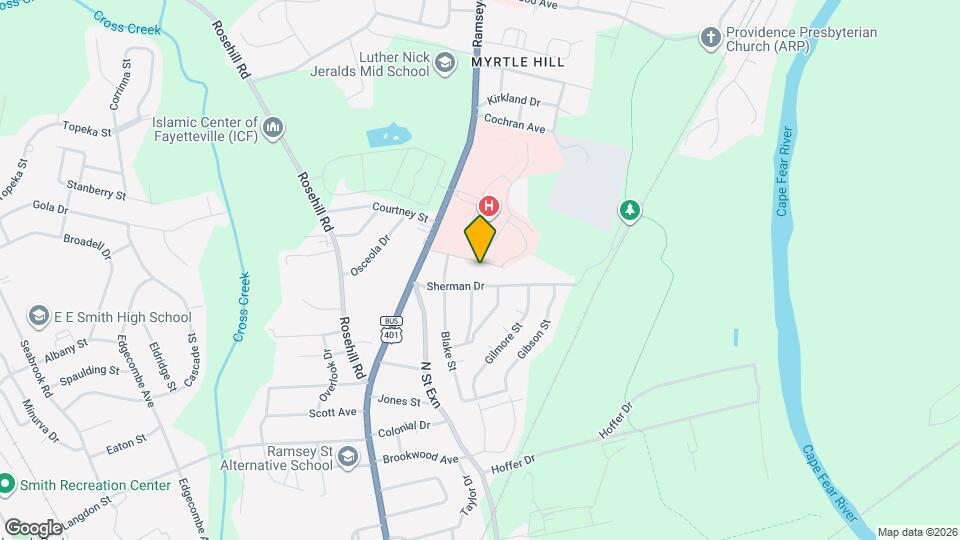 216 Facility Dr Map and Location Details