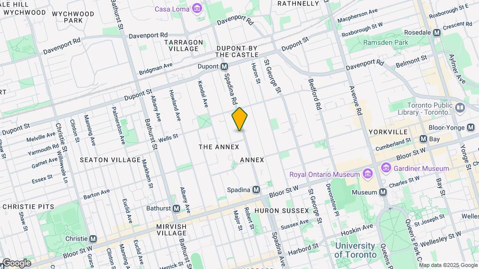 70 Spadina Rd Map and Location Details