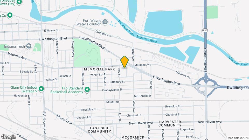 1220 Fairview Ave Map and Location Details