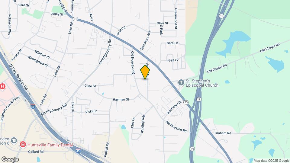 2812 Angier Rd Mapa y Detalles de la Ubicación