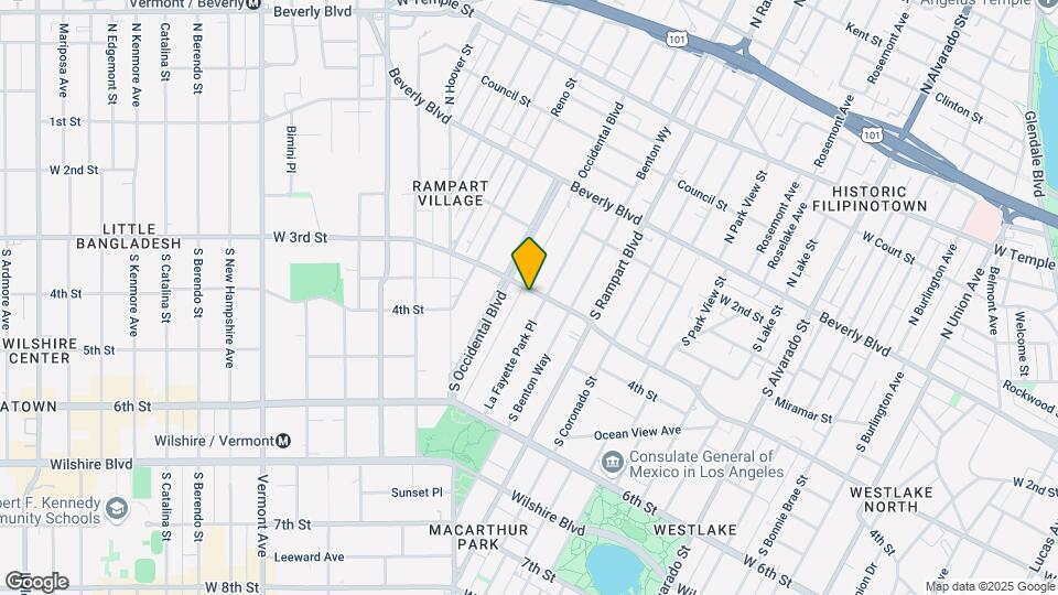 Lafayette Towers Apartment Map and Location Details