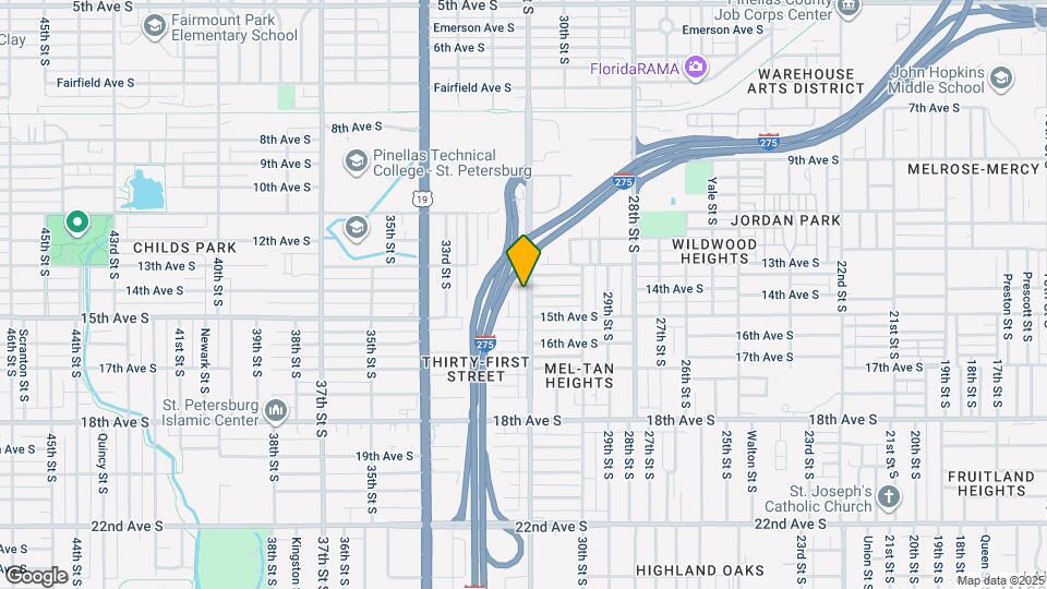 1401 31st St S Map and Location Details