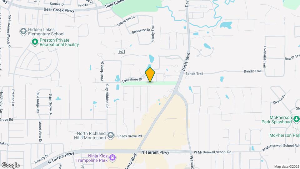 9005 Trails Edge Dr Map and Location Details