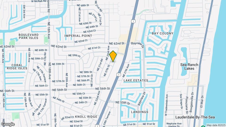 5911 NE 22nd Way Map and Location Details
