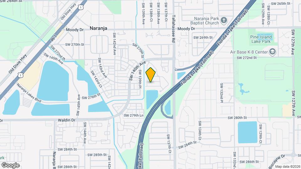 13849 SW 275th Terrace Map and Location Details