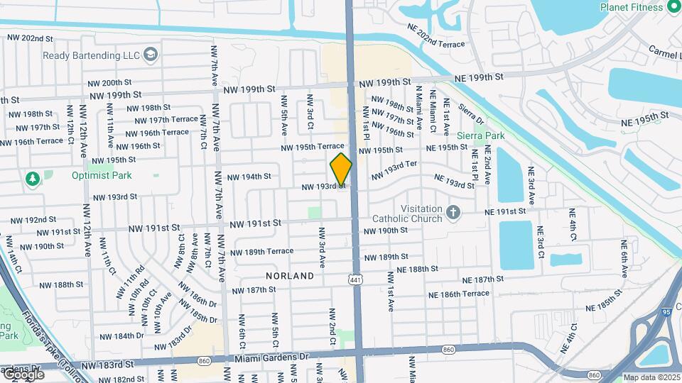 240 NW 193rd St Mapa y Detalles de la Ubicación