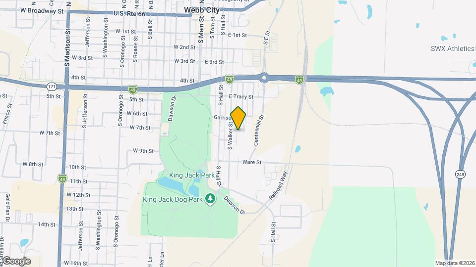 627b S Walker St Map and Location Details