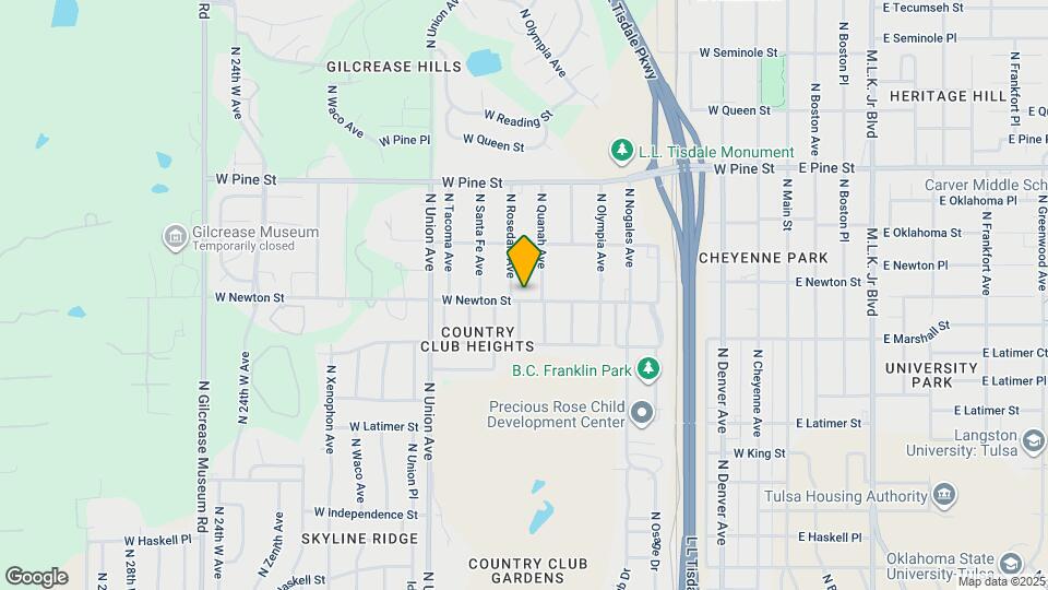 1313 W Newton St Map and Location Details