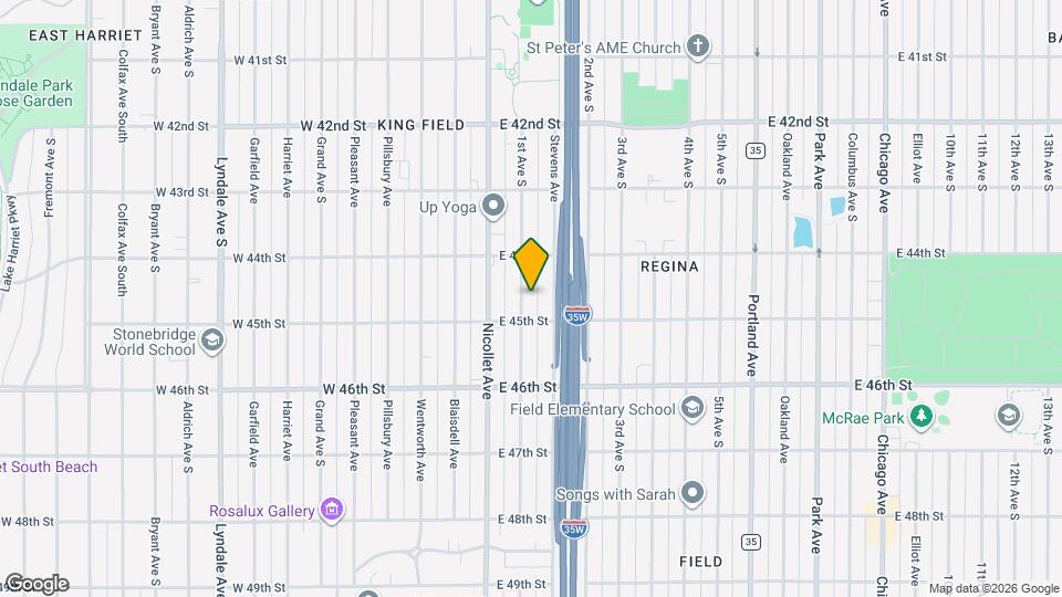 4437 1st Ave S Map and Location Details