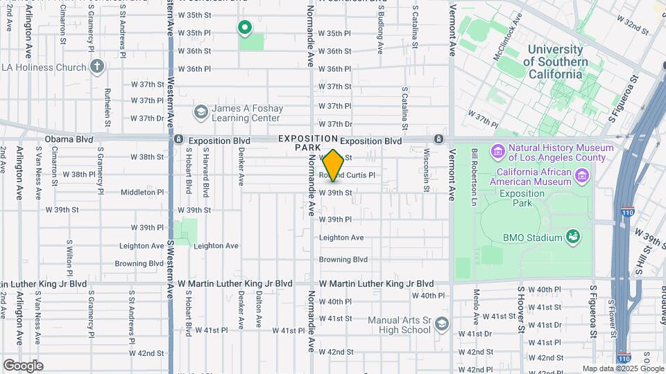 1249 W 39th Pl Map and Location Details