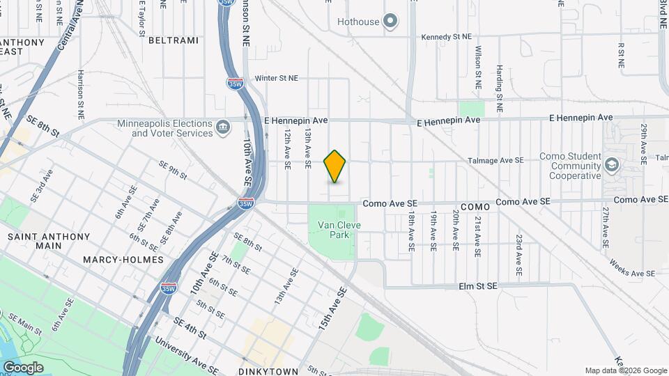 1020 14th Ave SE Map and Location Details