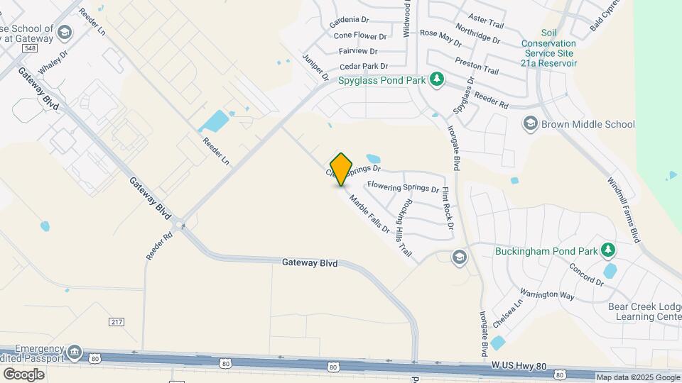 3143 Marble Falls Dr Map and Location Details