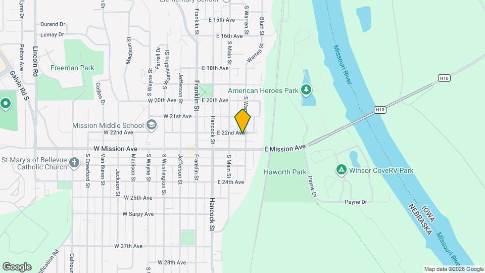 2202 S Warren St, Unit D Mapa y Detalles de la Ubicación