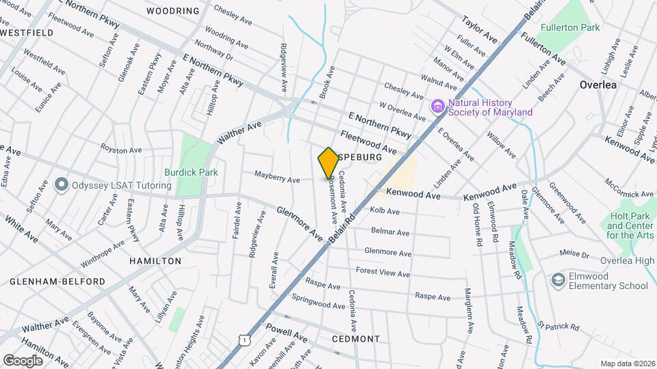 6504 Rosemont Ave Map and Location Details