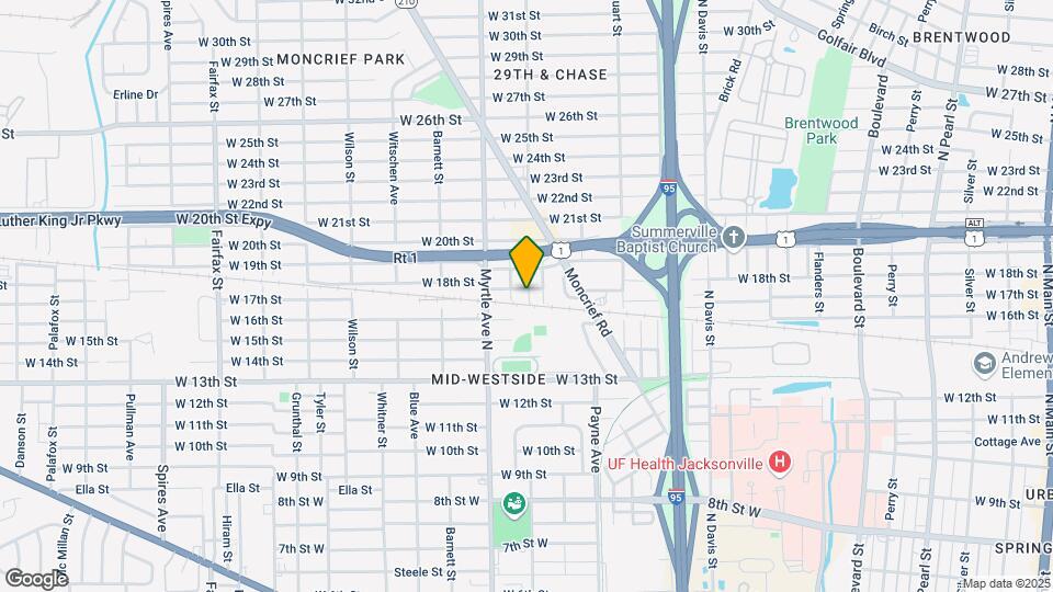 1224 W 18th St Map and Location Details