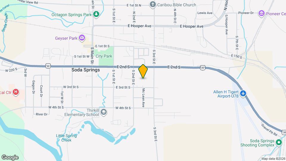250 S 2nd E Mapa y Detalles de la Ubicación